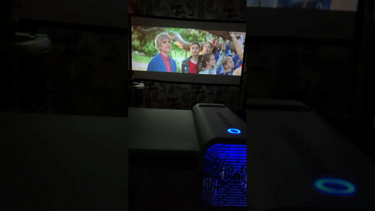 Бюджетный домашний кинотеатр! #обзор #проектор #кинотеатр #про100техника #shorts смотреть онлайн