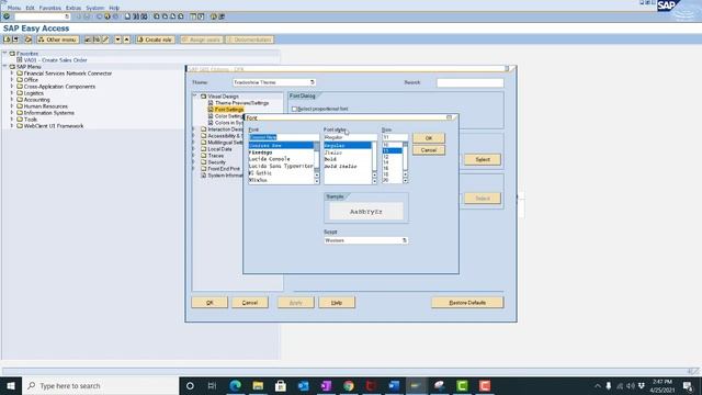 How to Change SAP Font Size | SAP Font | SAP Font Style смотреть онлайн