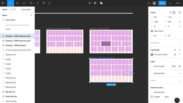 Responsive grids in Figma смотреть онлайн