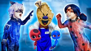 МОРОЖЕНЩИК СХВАТИЛ КВАМИ! ЛЕДИБАГ и СУПЕР-КОТ должны повторить НЕВЕРОЯТНЫЕ ТРЮКИ из ТИК ТОК!