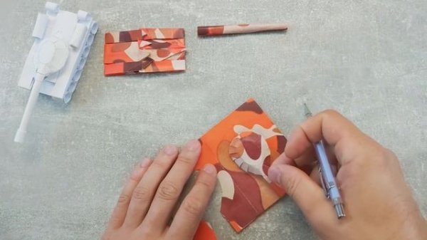 TOP 3 paper tanks | How to make a paper tank with your own hands | Origami tank