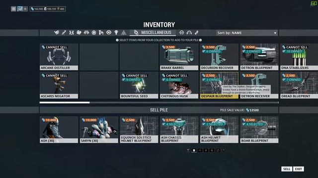Warframe 18 6 1 What is safe to sell for credits смотреть онлайн