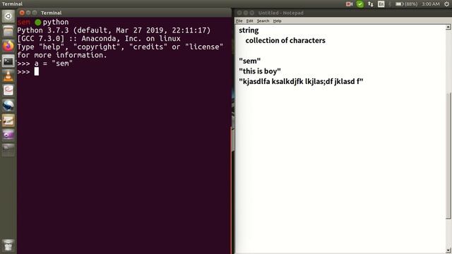 Python Series 2020 | #5-Episode | Strings in python | #CodeWithSem смотреть онлайн