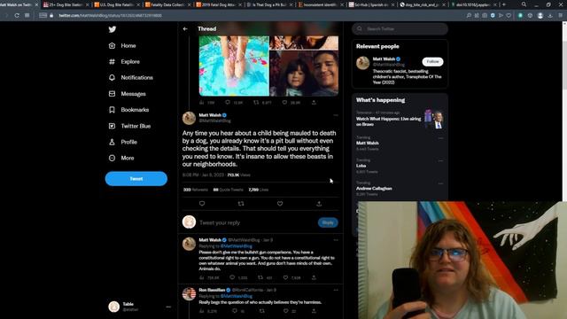 Matt Walsh And Pit bull Bans | The World's Loudest Dog Whistle смотреть онлайн