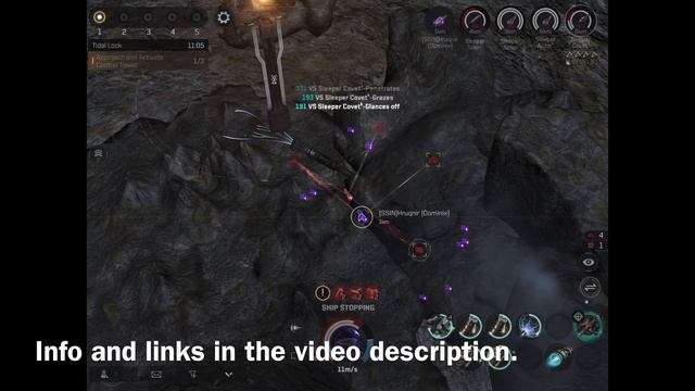 EvE Echoes. Dormant Realm. Tidal Lock Difficulty 1. First Time Tutorial/Gameplay