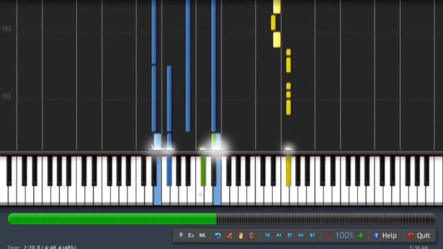 Undertale OST - Hopes & Dreams / Save the World Synthesia (links in description) смотреть онлайн