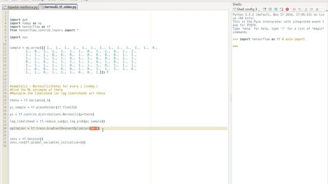 CSC411: Maximum Likelihood using tf.contrib.distributions.Bernoulli смотреть онлайн