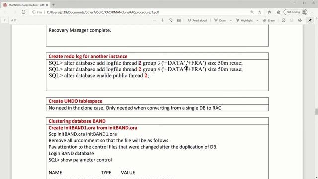 RAC cluster database RMAN clone смотреть онлайн