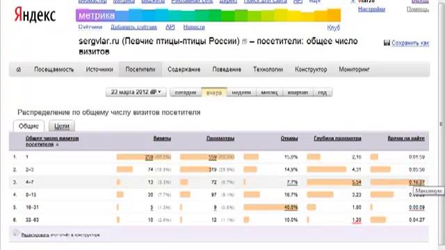Работа с Яндекс Метрика. смотреть онлайн