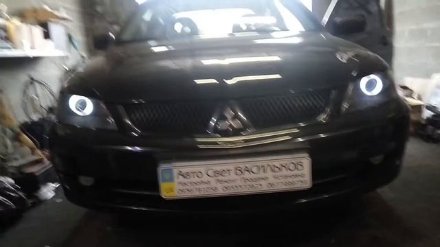 21 Mitsubishi Lancer 9 Часть 2 , устранение запотевания фары