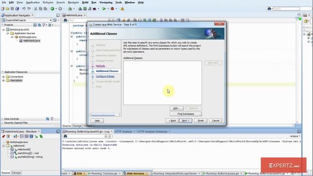 Bottom Up Java Web Service Development Using JDeveloper смотреть онлайн