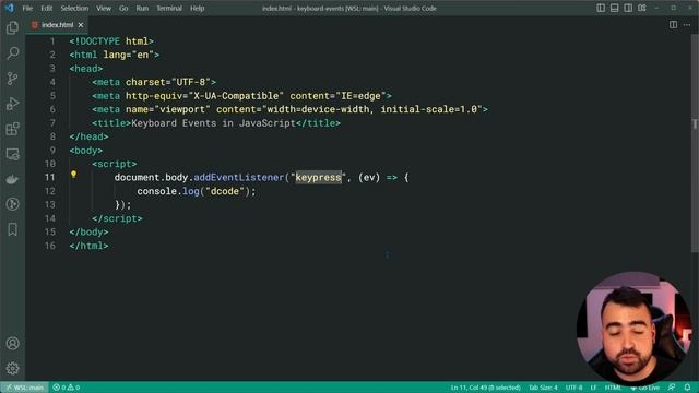How to Interact with the Keyboard - JavaScript Tutorial for Beginners смотреть онлайн