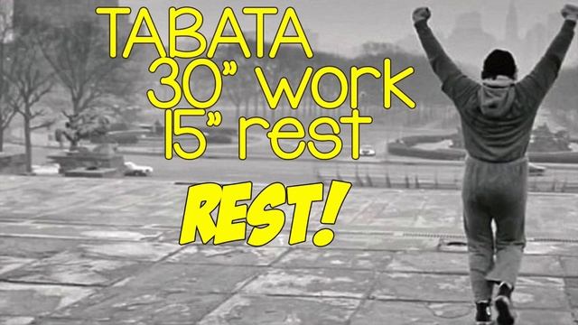 HIIT TIMER 30"15" Rocky 3 theme смотреть онлайн