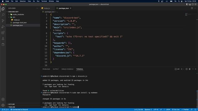 How to make a Discord Bot for Beginners (Discord.js v14) смотреть онлайн