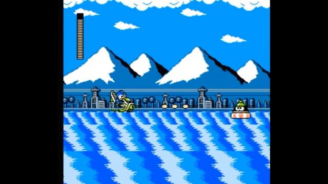 Dendy (Famicom,Nintendo,Nes) 8-bit MegaMan (RockMan) 5 part stage WaveMan