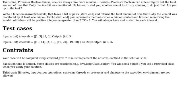 Finding the total time elapsed in the union of time intervals смотреть онлайн