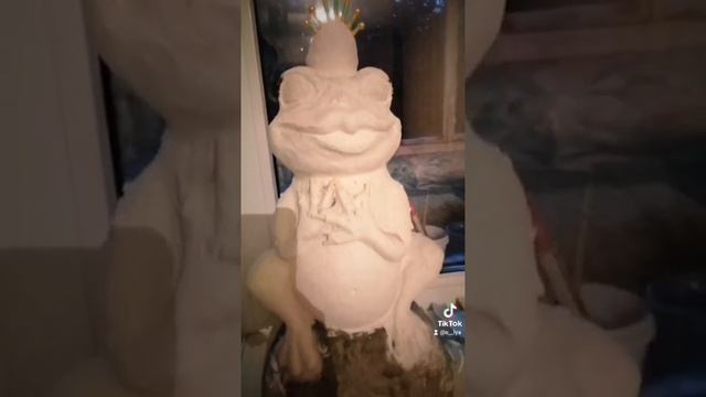 Лягушка из цемента для интерьера своими руками. Поделках из цемента смотреть онлайн