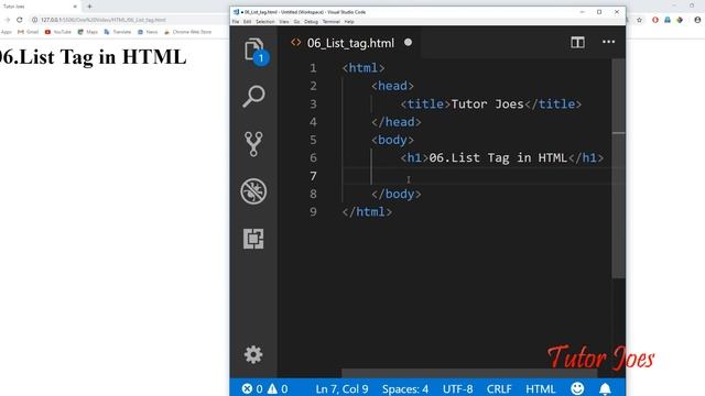 Learn Complete HTML Tutorial In Tamil | தமிழ் смотреть онлайн