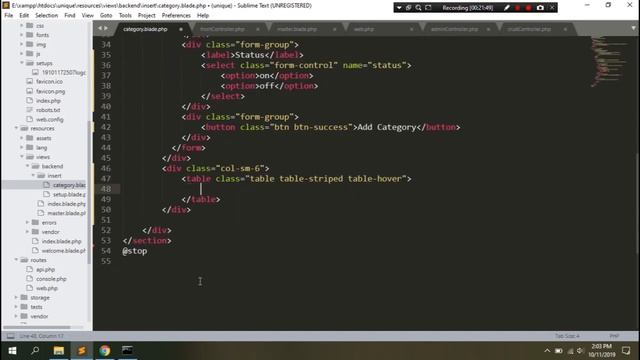 Laravel Tutorial Single page Website Development | Part 4 смотреть онлайн
