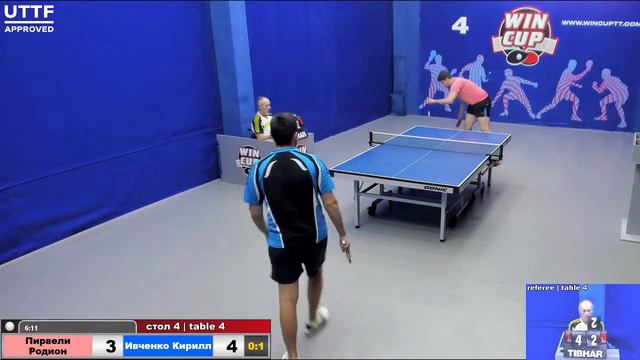 02:40 Пирвели Родион(0:3) Ивченко Кирилл стол 4 ЮГ-4 05.08.21 смотреть онлайн