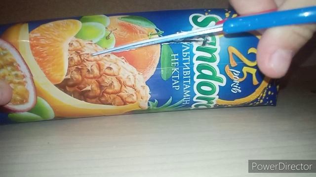 Что можно сделать с пустой коробкой с под сока. смотреть онлайн