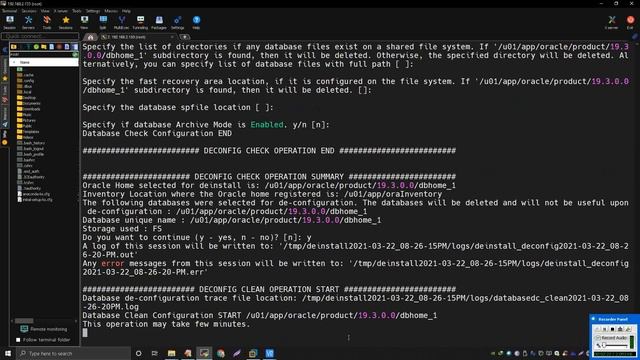 06. Deinstall oracle software смотреть онлайн