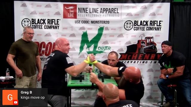 MONSTER Michael Todd VS Todd Hutchings - 2022 - ARMWRESTLING