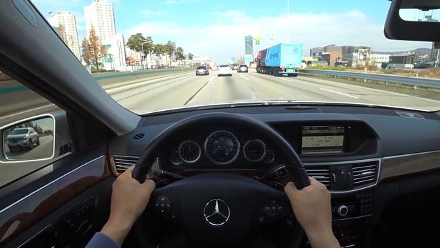 w212 Mercedes Benz e300 Elegance POV test daytime смотреть онлайн