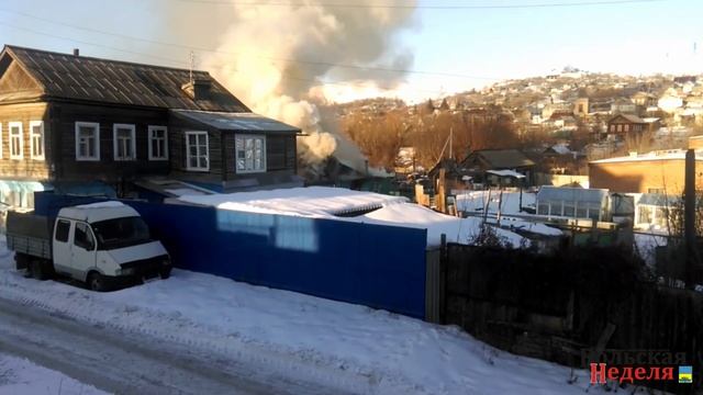 В Вольске случился очередной пожар смотреть онлайн