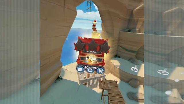 Angry Birds VR Isle Of Pigs [Vacation Levels] [Rocky Climb] [Supershot] смотреть онлайн