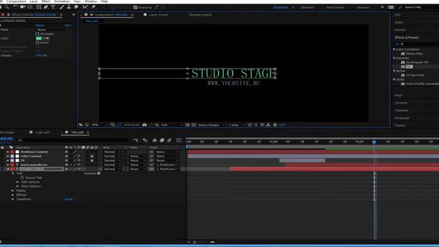 Motion titles in After Effect | After Effects Tutorial #1 |Создание титров смотреть онлайн