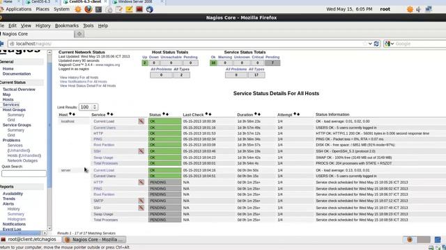 Nagios Core - Monitoring Tool on CentOS 6.4 - part 2/5 смотреть онлайн