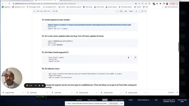 ARGO CD step by step for Kubernetes Lab 2 of 5: Install on cluster, install CLI, port forwarding смотреть онлайн