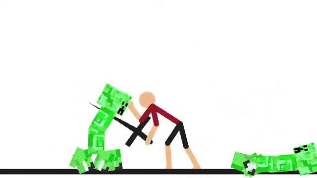 stickman vs creepers|stick nodes смотреть онлайн