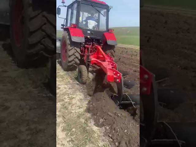 Плуг ПС-3/40 пашет земли Казахстана! #мтз #пахота #плугкропоткин #казахстан смотреть онлайн