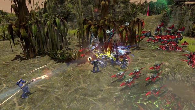 50 Ultramarines vs 3000+ Tyranids! - Astartes Mod | Warhammer 40K: Dawn of War 2: Retribution смотреть онлайн