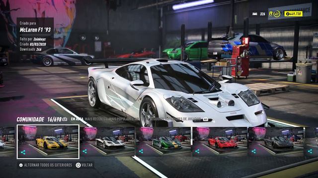 NFS Heat (DLC) Customization: McLaren F1 ´93 смотреть онлайн