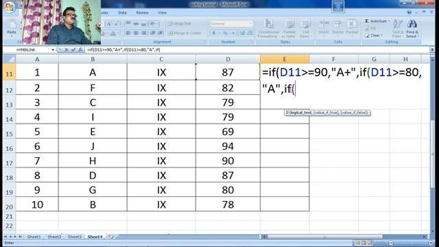 How to find student's Grade automatically in Excel смотреть онлайн