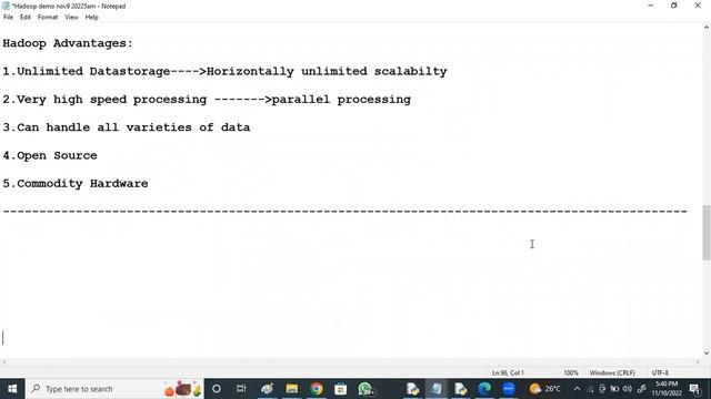 BIG DATA HADOOP tutorials || Demo - 2 || by Mr. N. Vijay Sunder Sagar On 10-11-2022 @5PM IST смотреть онлайн