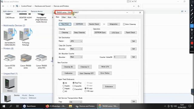 Cara Reset Printer CANON TR4570s, TR4670s Support Code : 5B02 / 5B04, A printer error has occured.. смотреть онлайн