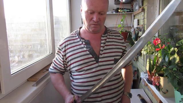 Шашка после моей заточки... смотреть онлайн