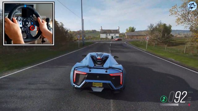 Lykan Hypersport - Forza Horizon 4 | Logitech G29 gameplay смотреть онлайн