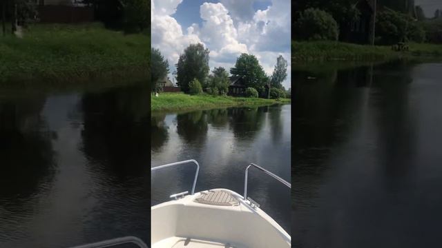 Деревня Нижние Котицы, на Катере ниже не пройти. Селигер 2020! смотреть онлайн