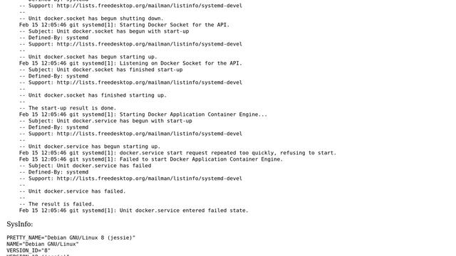 Error on docker-ce installation on Debian смотреть онлайн