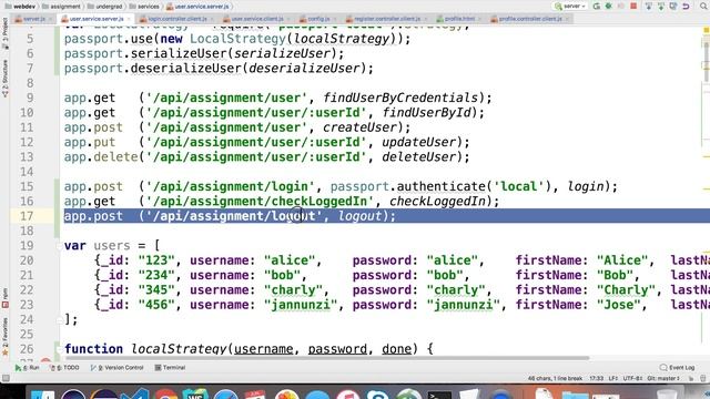 6 8 register and login new user with passport js in a MEAN app undergrad webdev summer 1 2017 смотреть онлайн