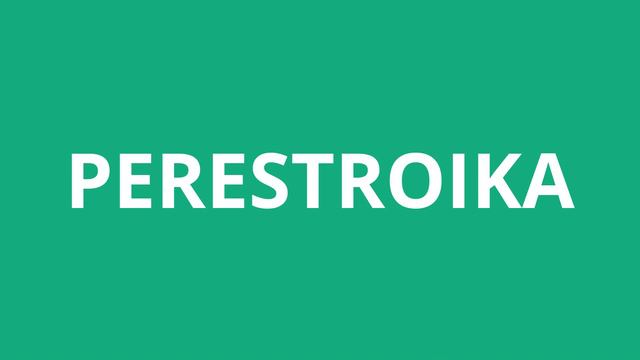 How To Pronounce Perestroika - Pronunciation Academy смотреть онлайн