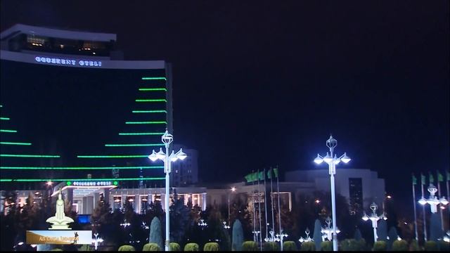 Ритмы ночного города Ашгабад Туркменистан The rhythms of the night city Ashgabat Turkmenistan смотреть онлайн