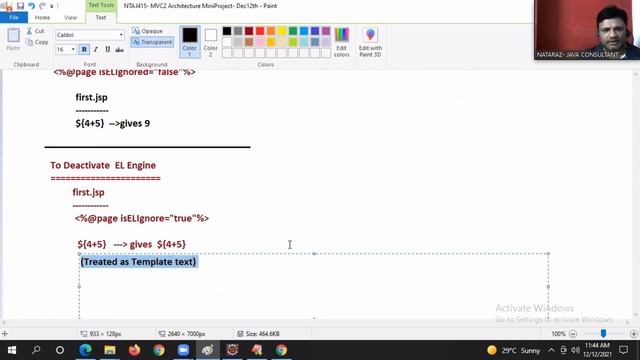 179 NTAJ415 MVC2 Architecture MiniProject and Jsp Expression Language смотреть онлайн