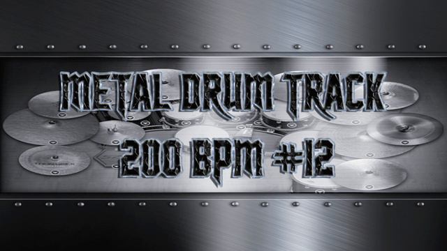 Thrash Metal Drum Track 200 BPM | Preset 3.0 (HQ,HD)