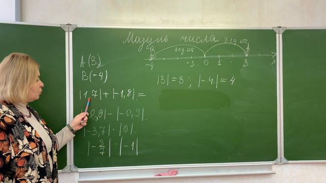 Модуль числа. (Математика 6 класс)